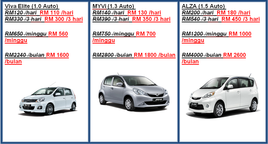 Putrajaya Cyberjaya Car Rental (Kereta Sewa)  Your Easy 